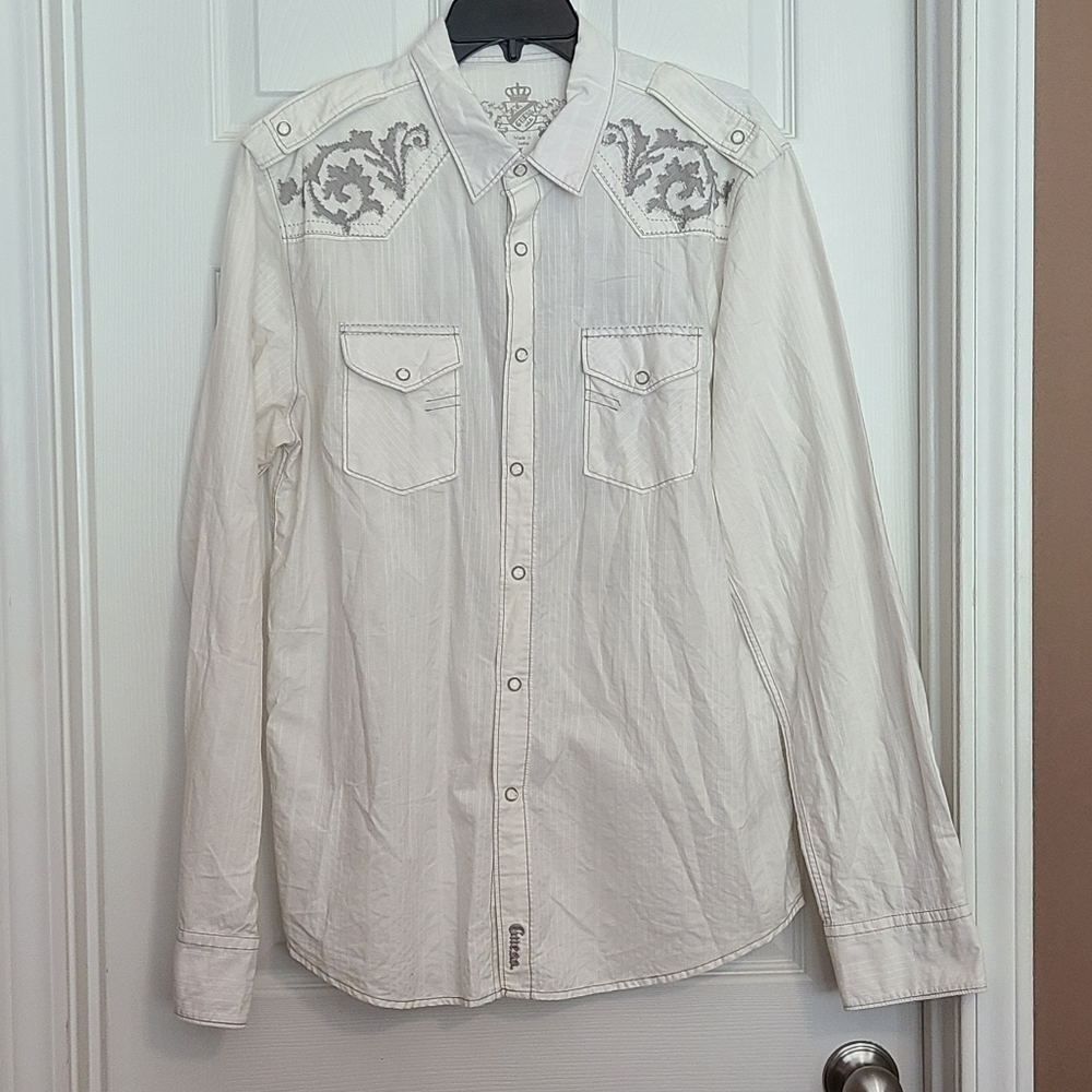 Button down,  long sleeve